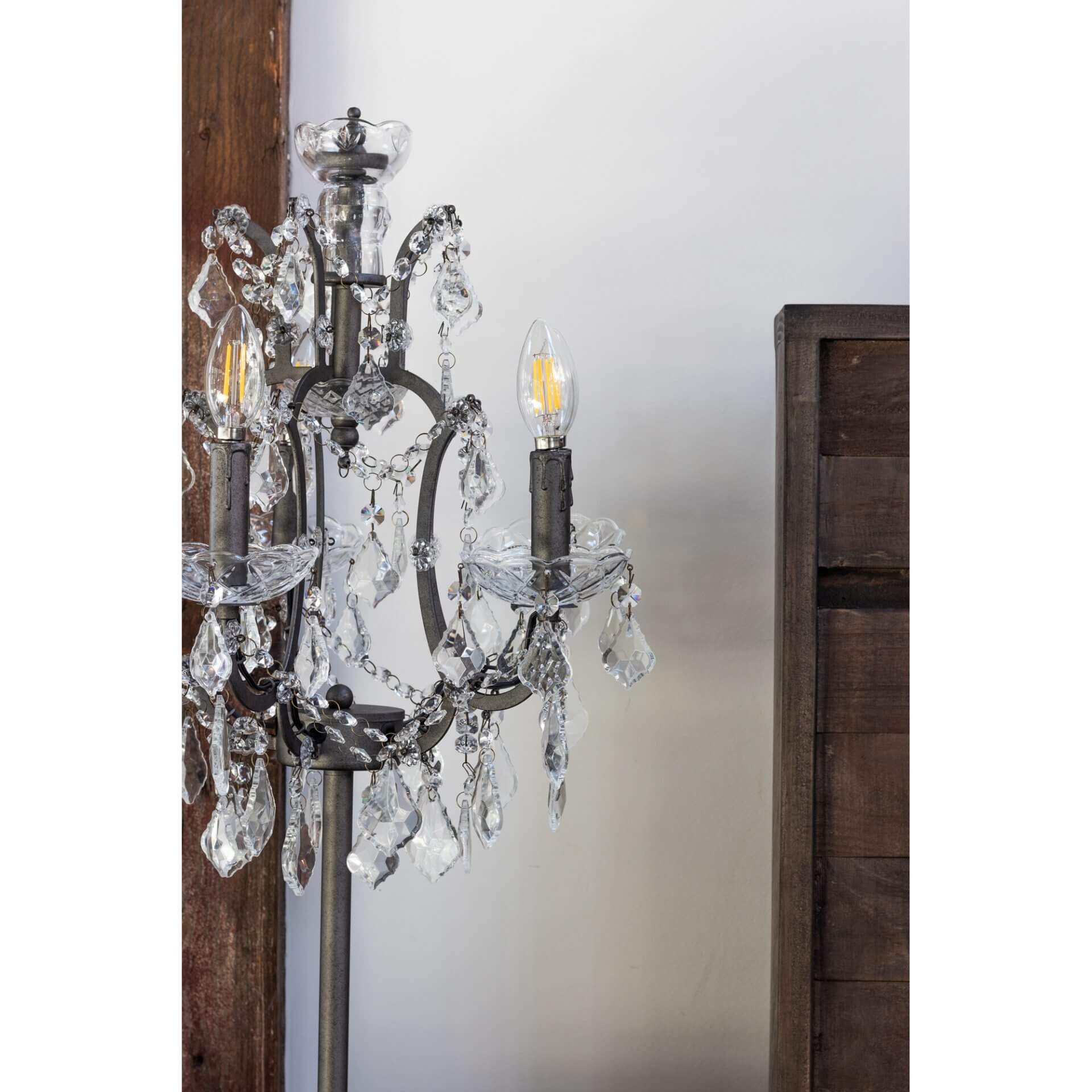 Luisa Iron/Glass Table Lamp by MOE'S