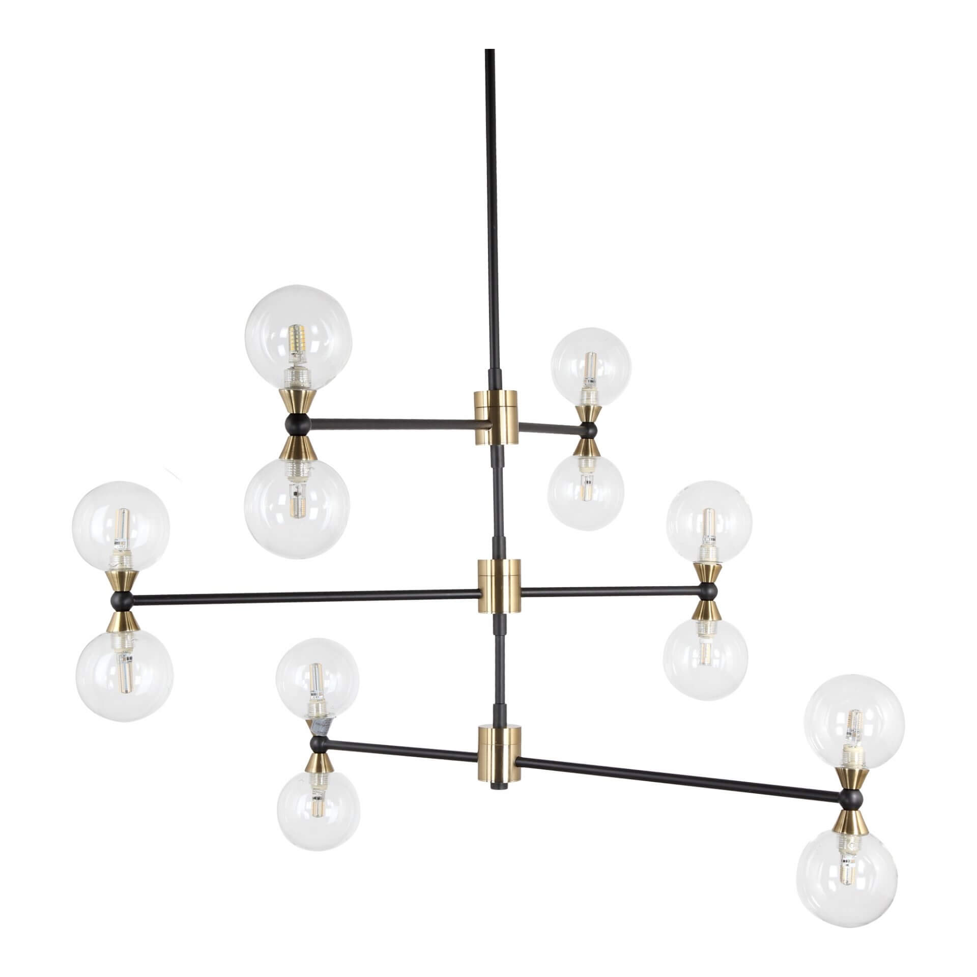 Centauri Iron/Glass/Aluminum Pendant Lamp by MOE'S