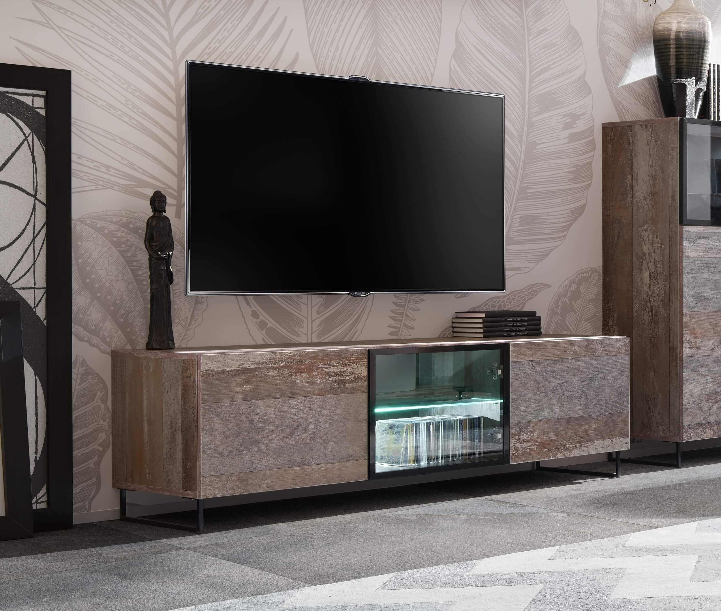 Ranch 59" TV Stand with LED