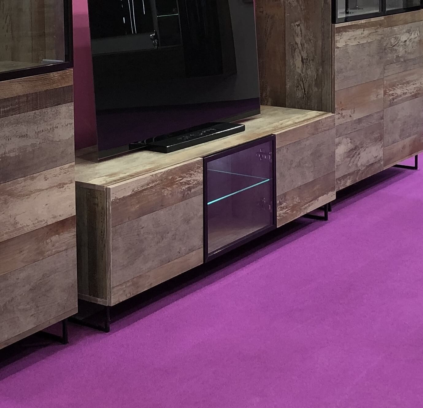 Ranch 59" TV Stand with LED