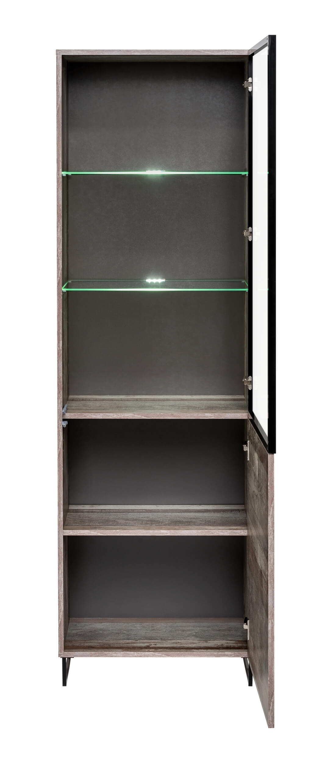 Ranch 76" Wall Unit Storage Cabinet with LED