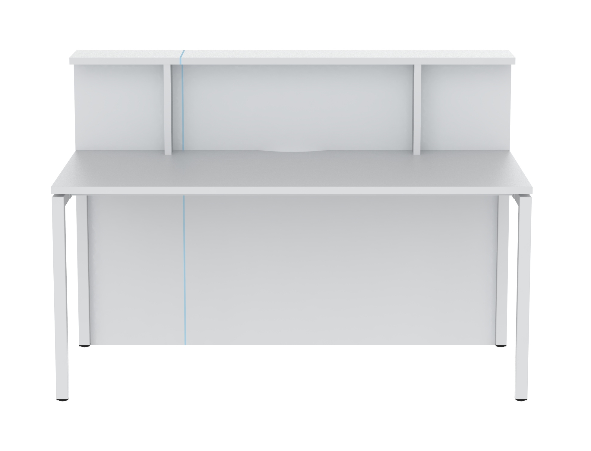 Nova W63" Small Straight Reception Desk for 1 Person