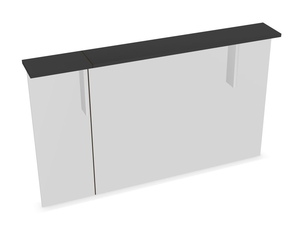 Nova Small Straight Reception Desk by NARBUTAS