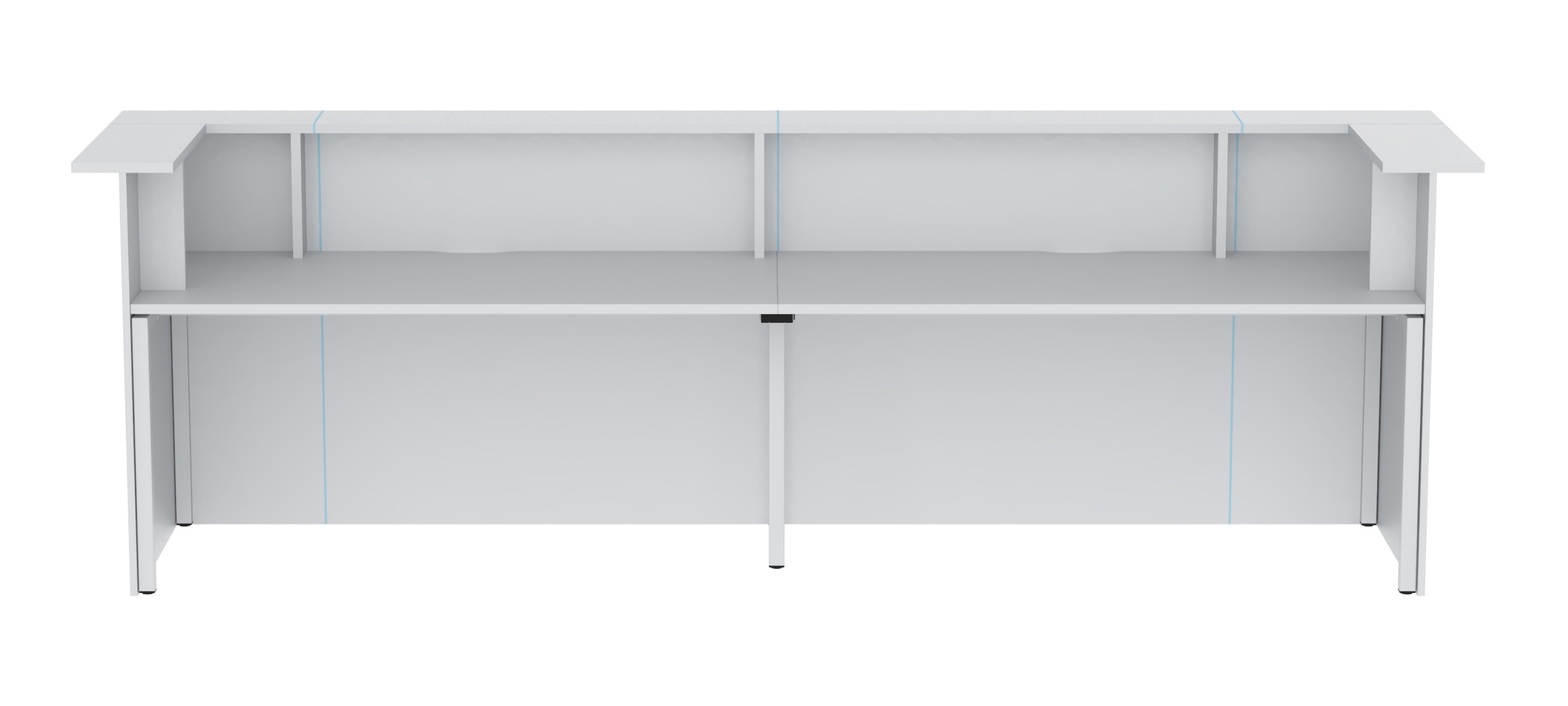 NARBUTAS Nova 137" Reception Desk Counter Table
