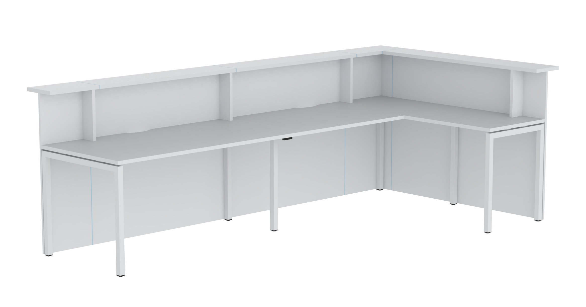 NARBUTAS Nova Reception Desk Right Hand Counter Table