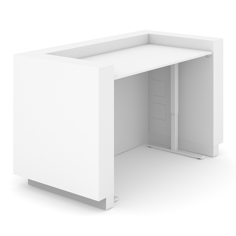 NARBUTAS ICE White Reception Unit With Table