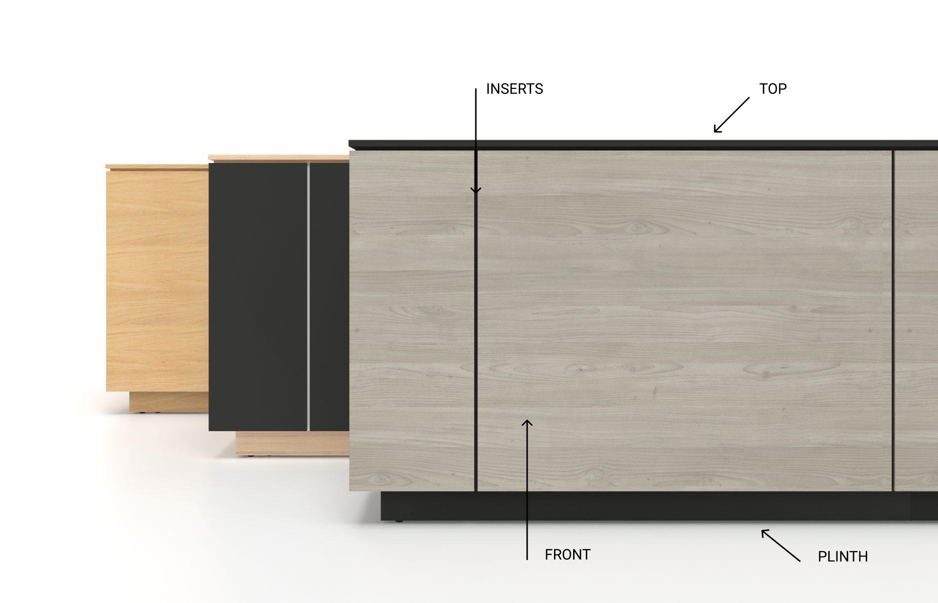 ICE Reception Unit Office Furniture by NARBUTAS