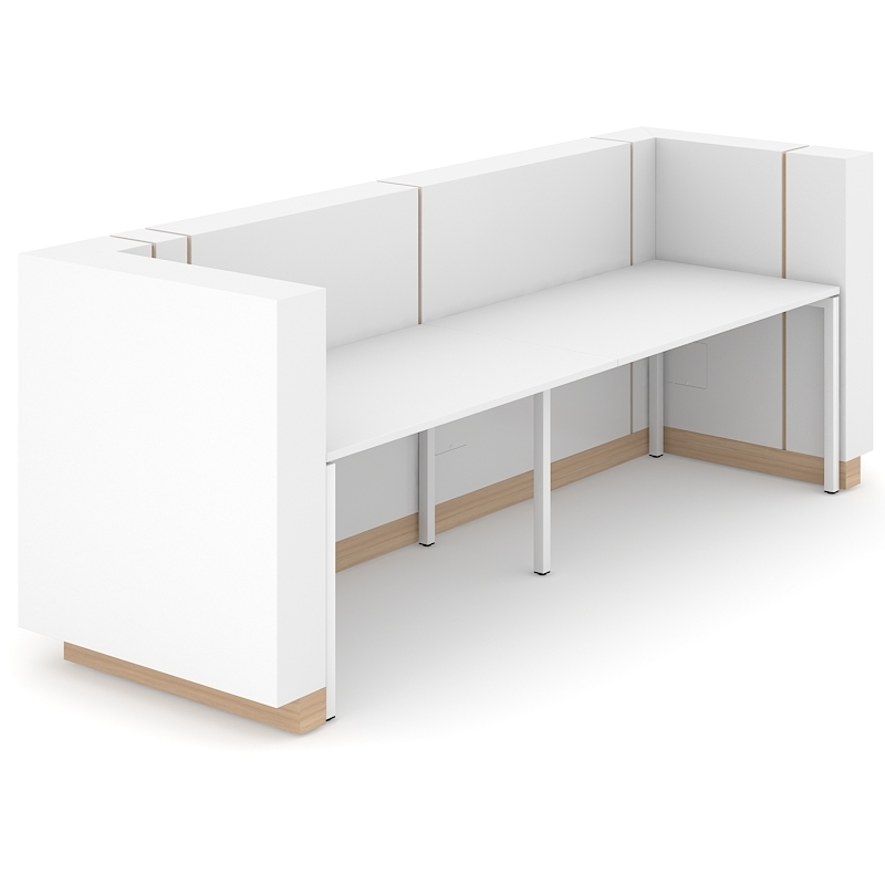 NARBUTAS ICE White Reception Unit Table