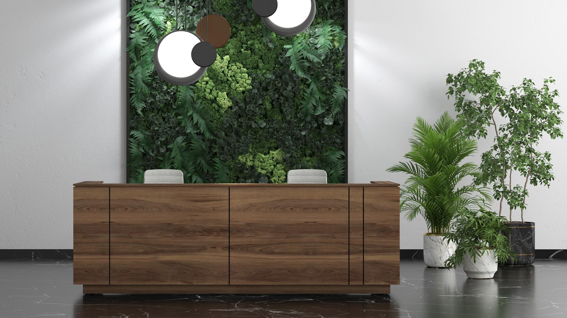 ICE Reception Unit Without Desk by NARBUTAS