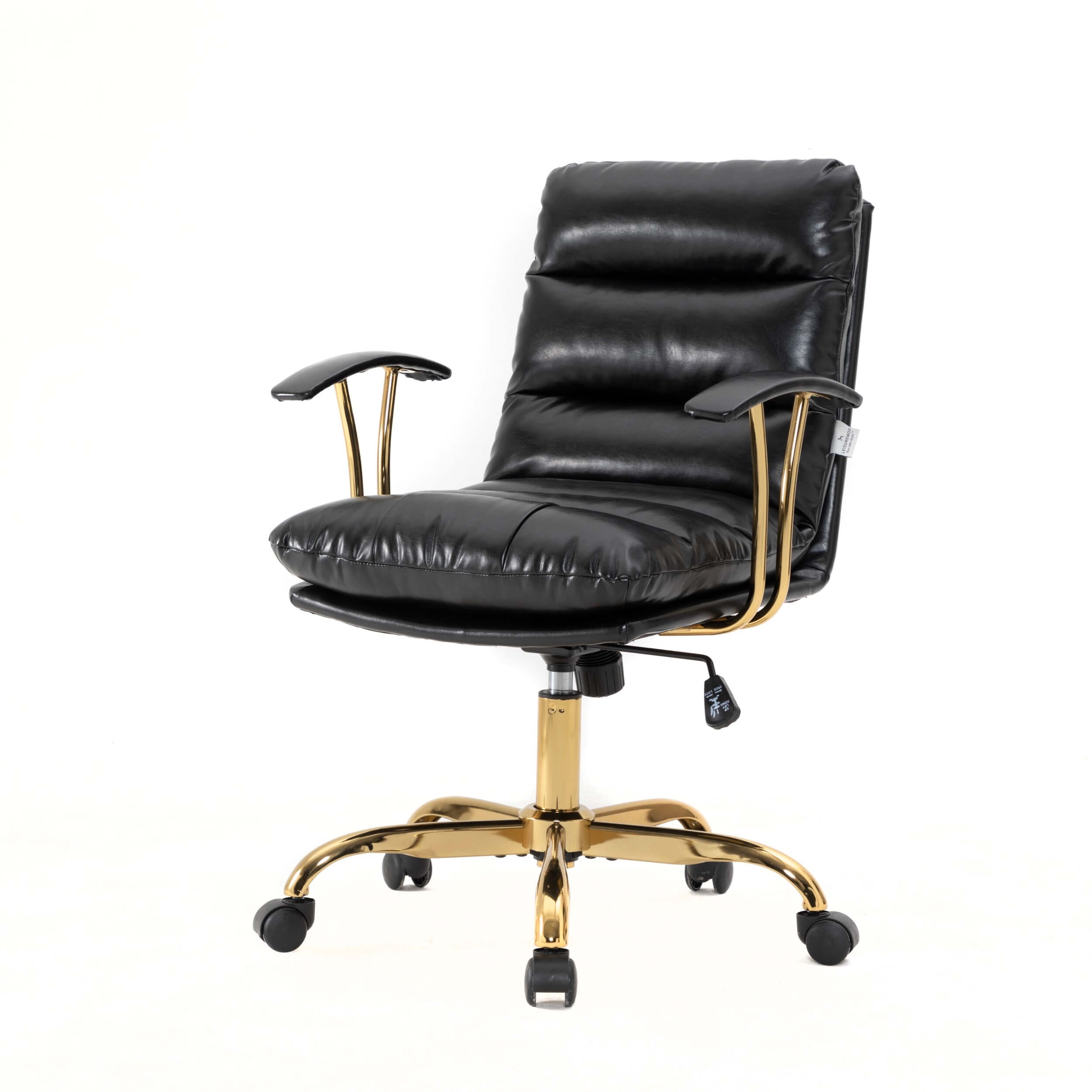 Regina Padded Leather Adjustable Swivel Executive Office Chair