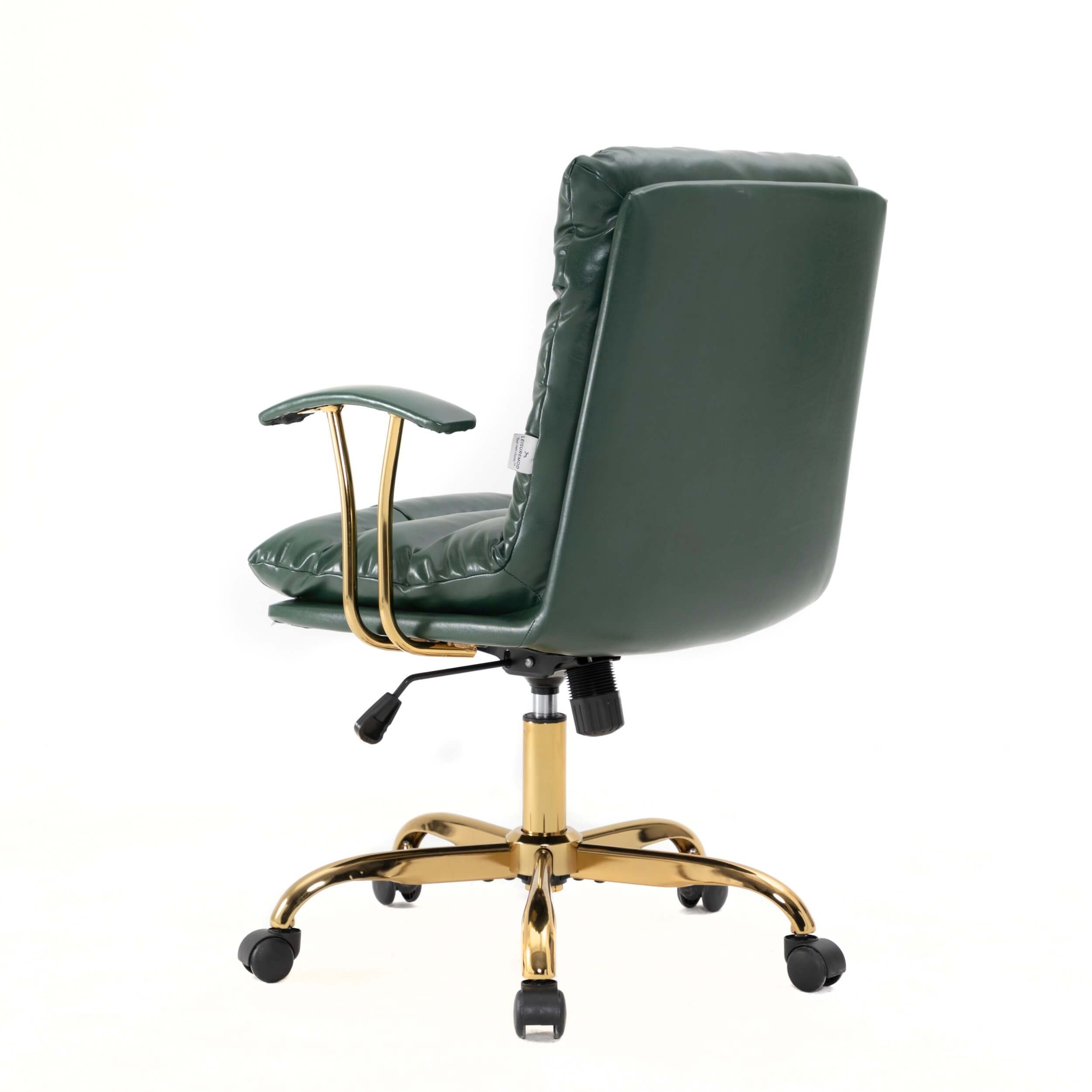 Regina Padded Leather Adjustable Swivel Executive Office Chair