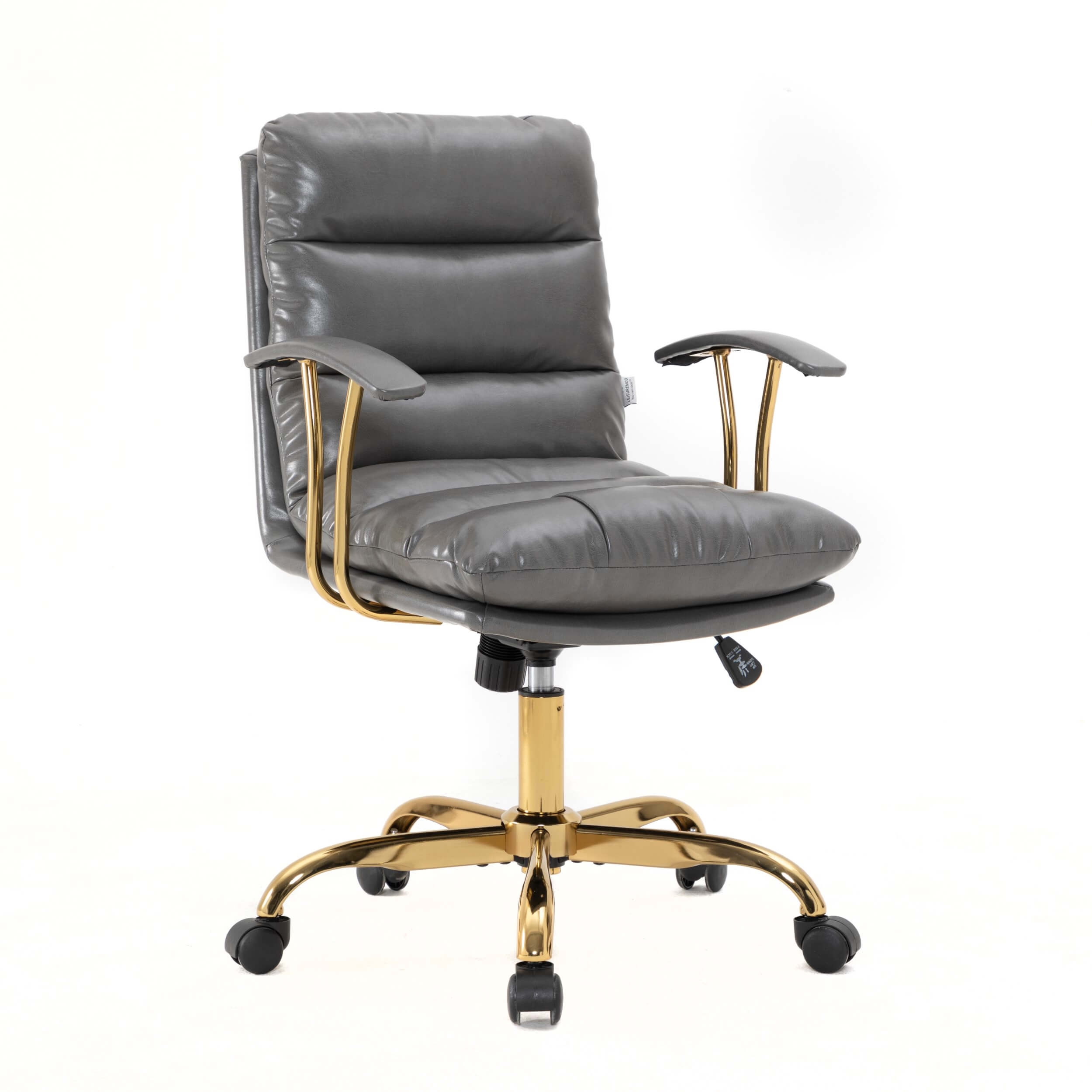 Regina Padded Leather Adjustable Swivel Executive Office Chair