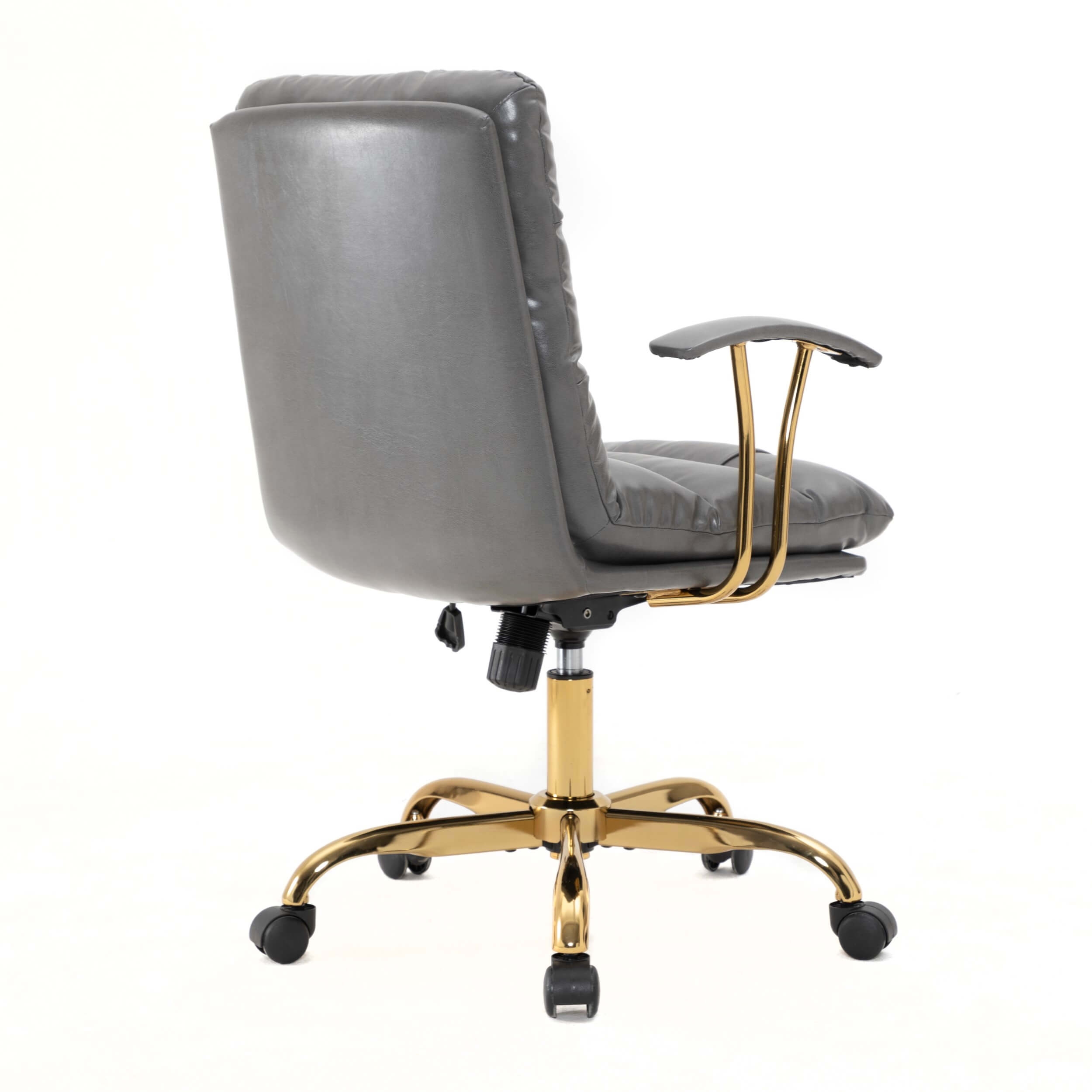 Regina Padded Leather Adjustable Swivel Executive Office Chair