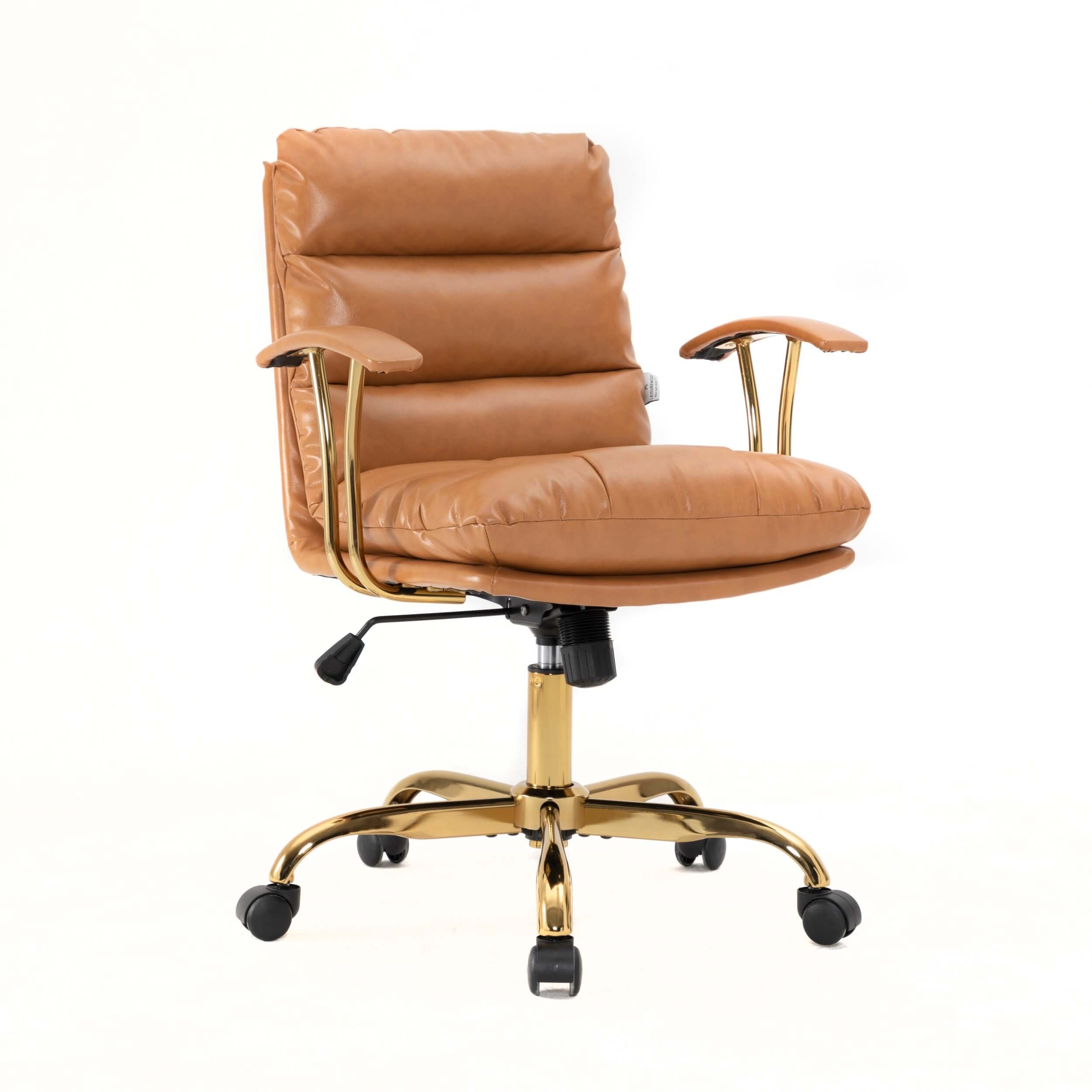 Regina Padded Leather Adjustable Swivel Executive Office Chair