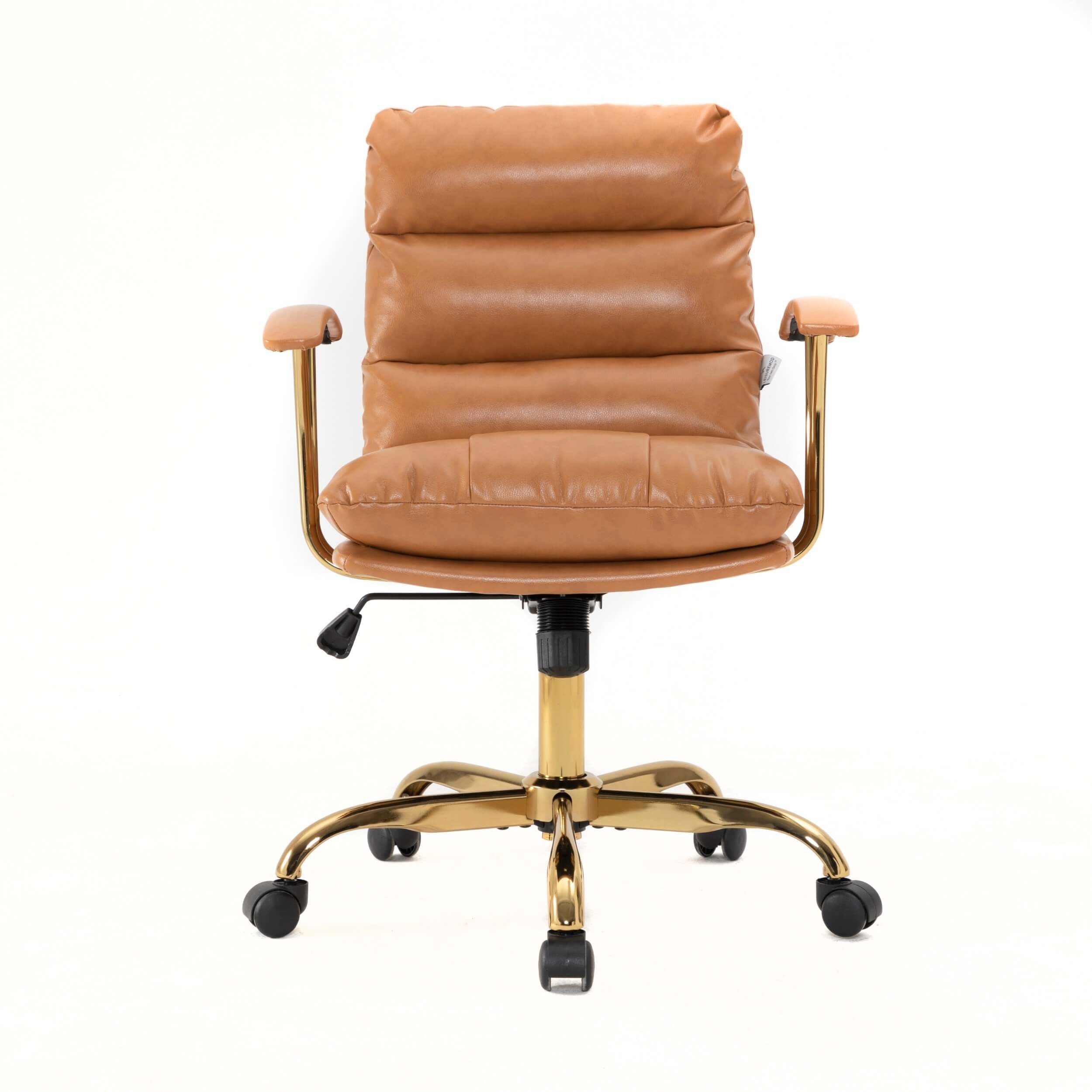 Regina Padded Leather Adjustable Swivel Executive Office Chair