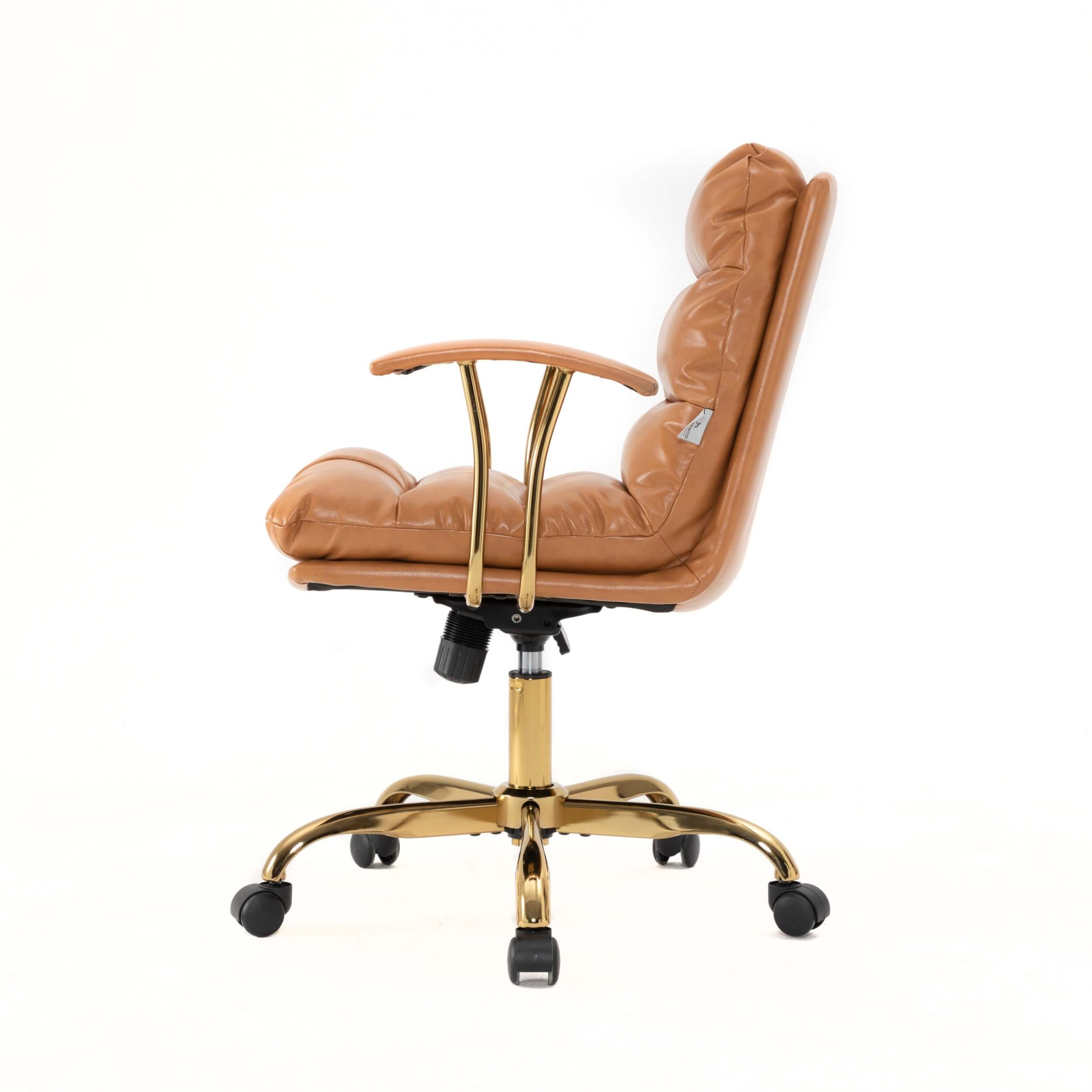 Regina Padded Leather Adjustable Swivel Executive Office Chair