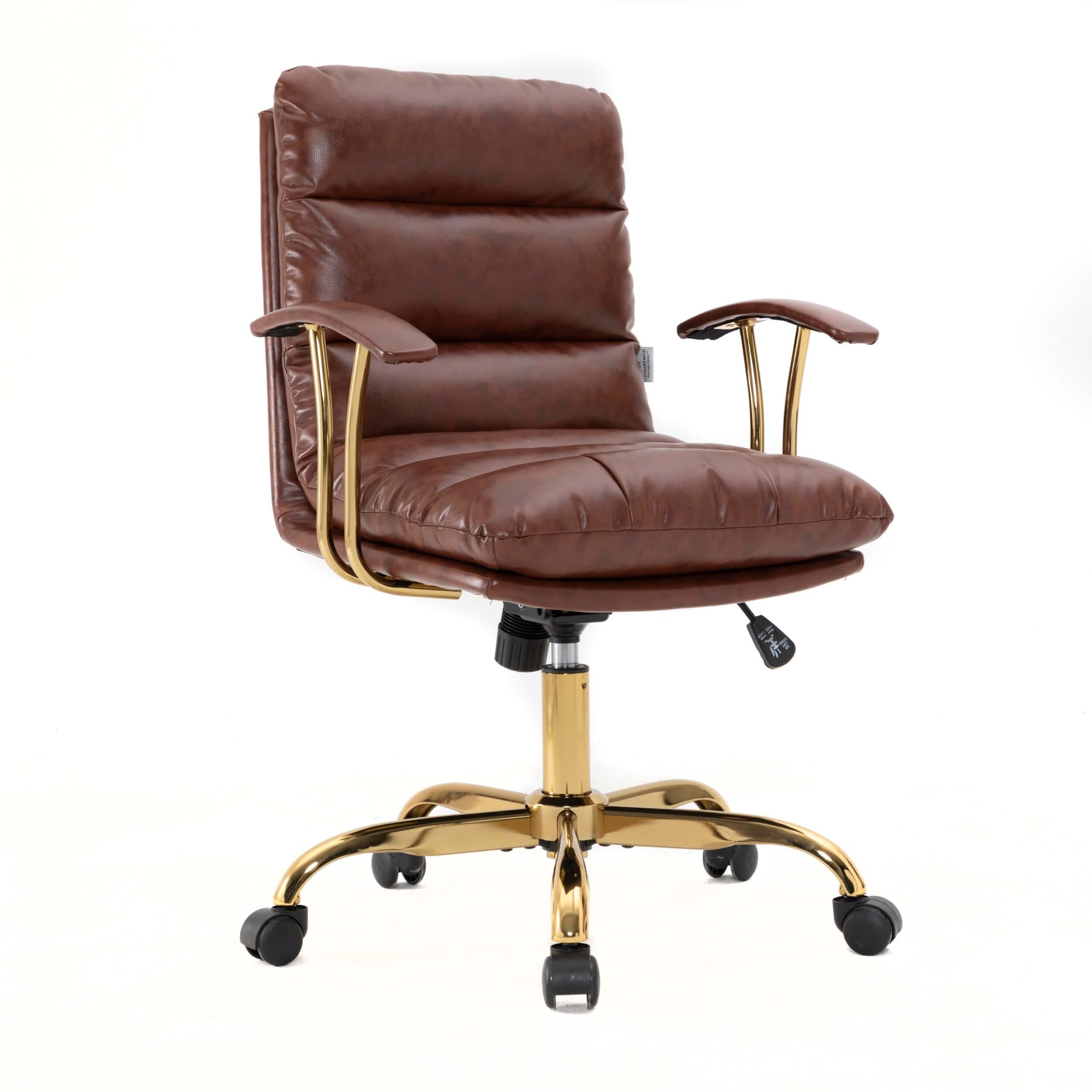 Regina Padded Leather Adjustable Swivel Executive Office Chair