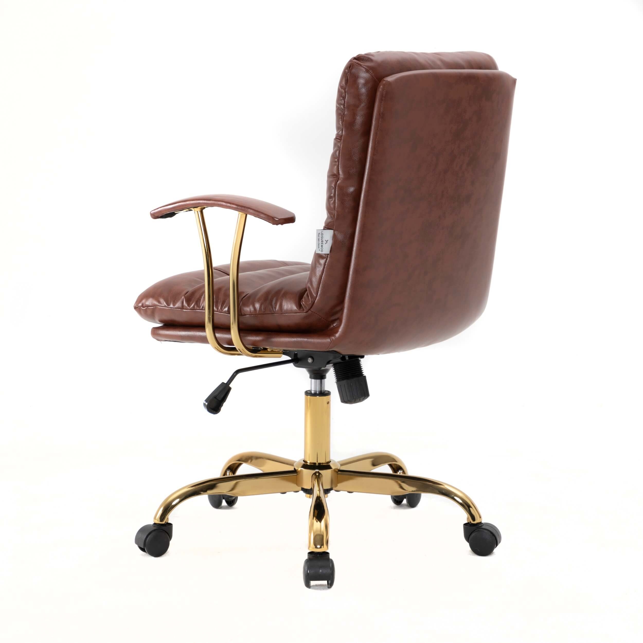 Regina Padded Leather Adjustable Swivel Executive Office Chair