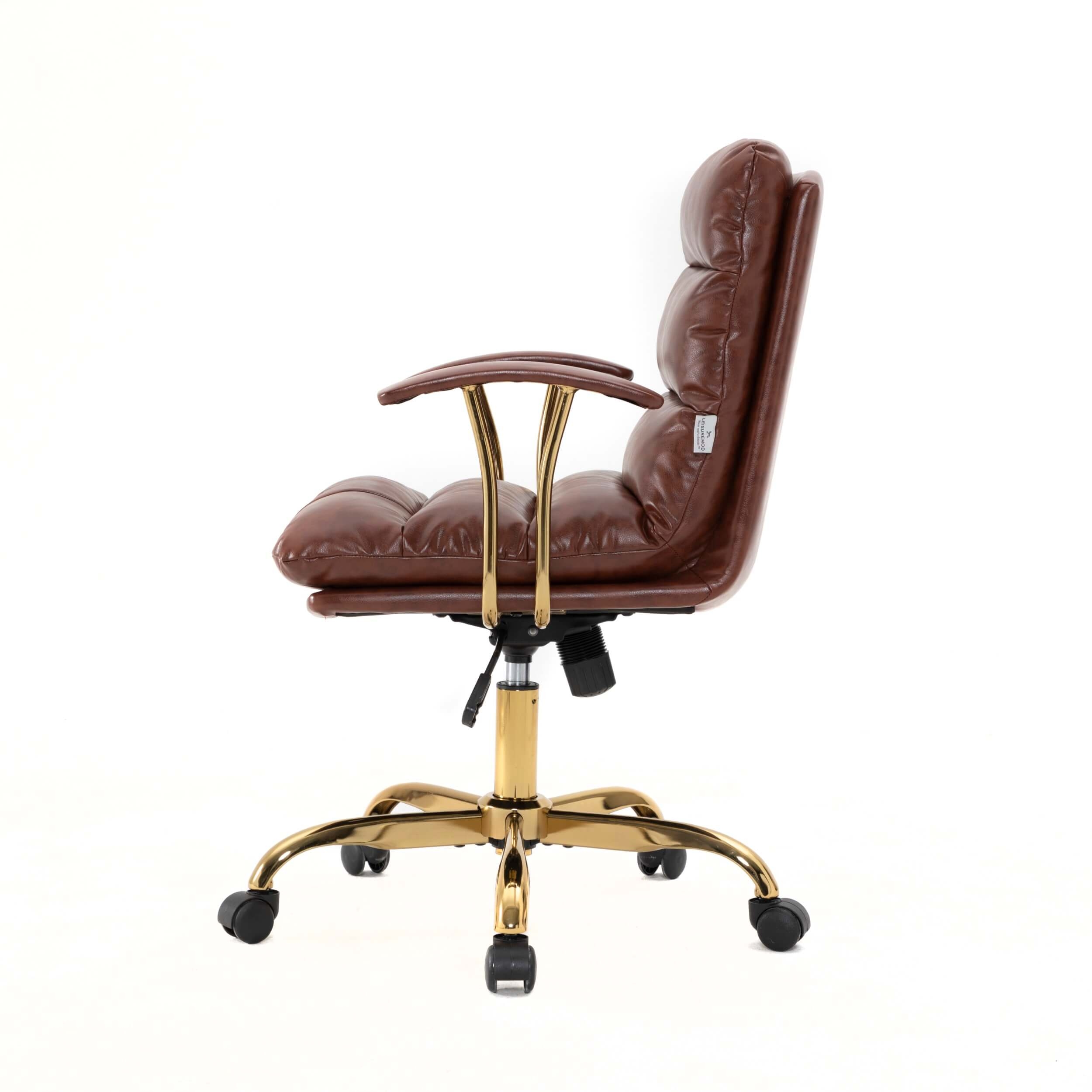 Regina Padded Leather Adjustable Swivel Executive Office Chair