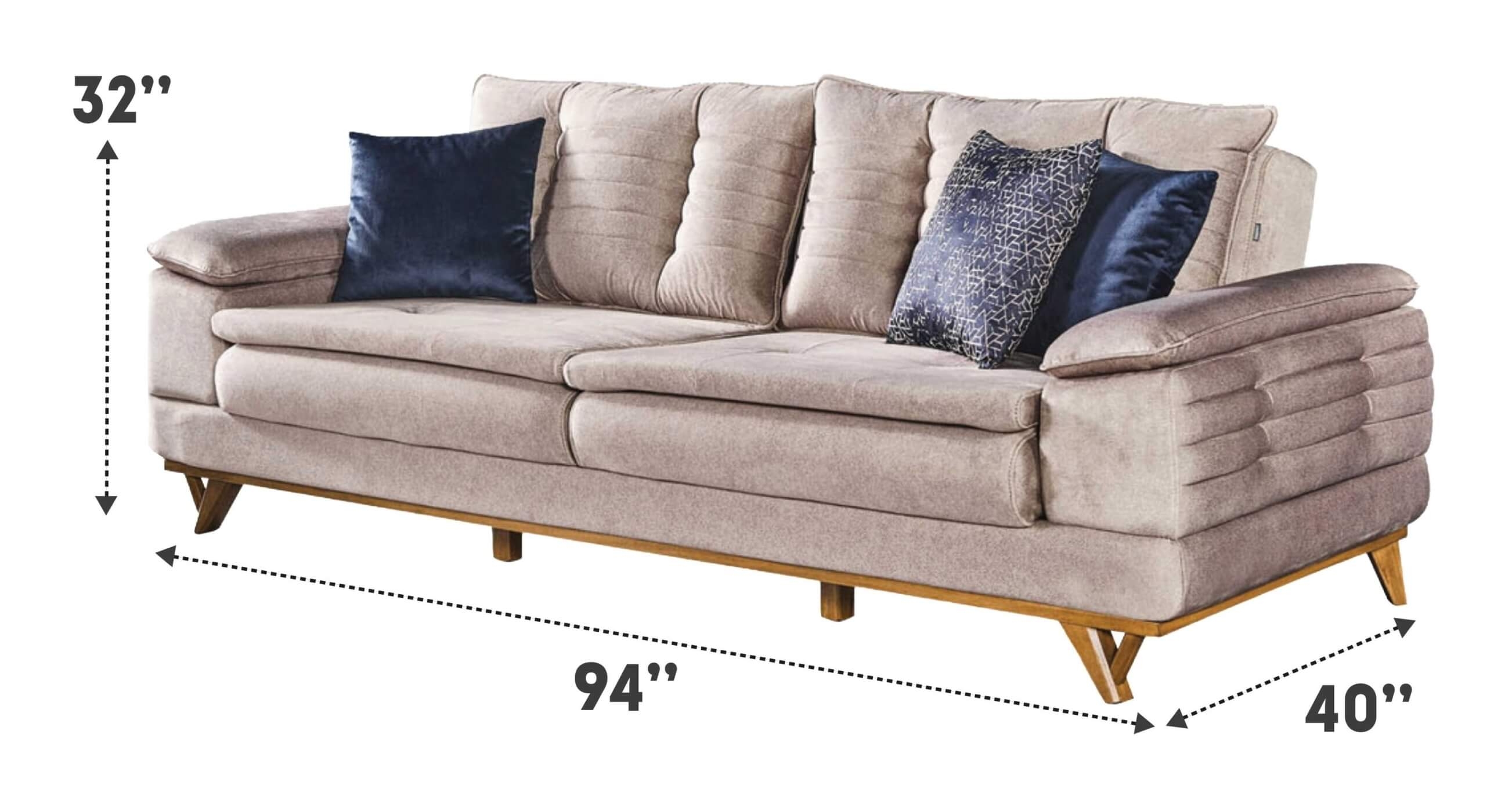 Roma Fabric Storage Sofabed