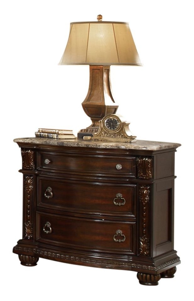 Roma Leatherette/Wood Regular Bedroom Set