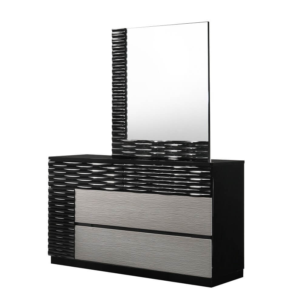 Romaj 55.1" Wide Dresser With Mirror