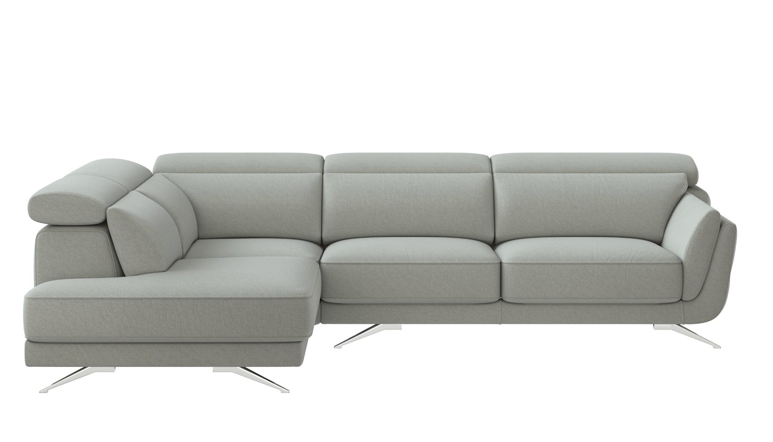 Ronda Polyester Fabric L-Shaped Customizable Sectional Sofa