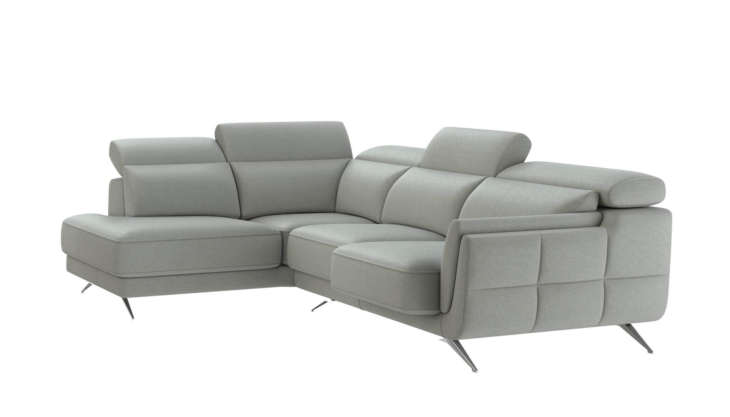 Ronda Polyester Fabric L-Shaped Customizable Sectional Sofa