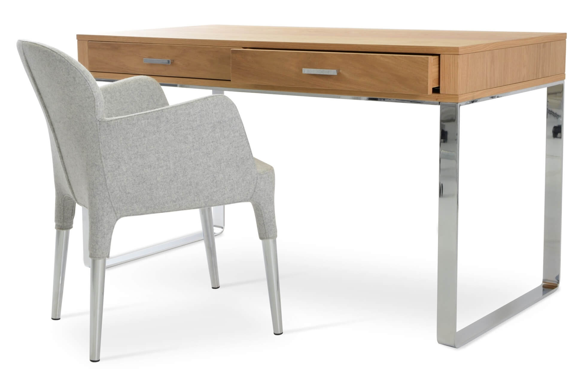 York Desk, Oak Veneer by SohoConcept Furniture