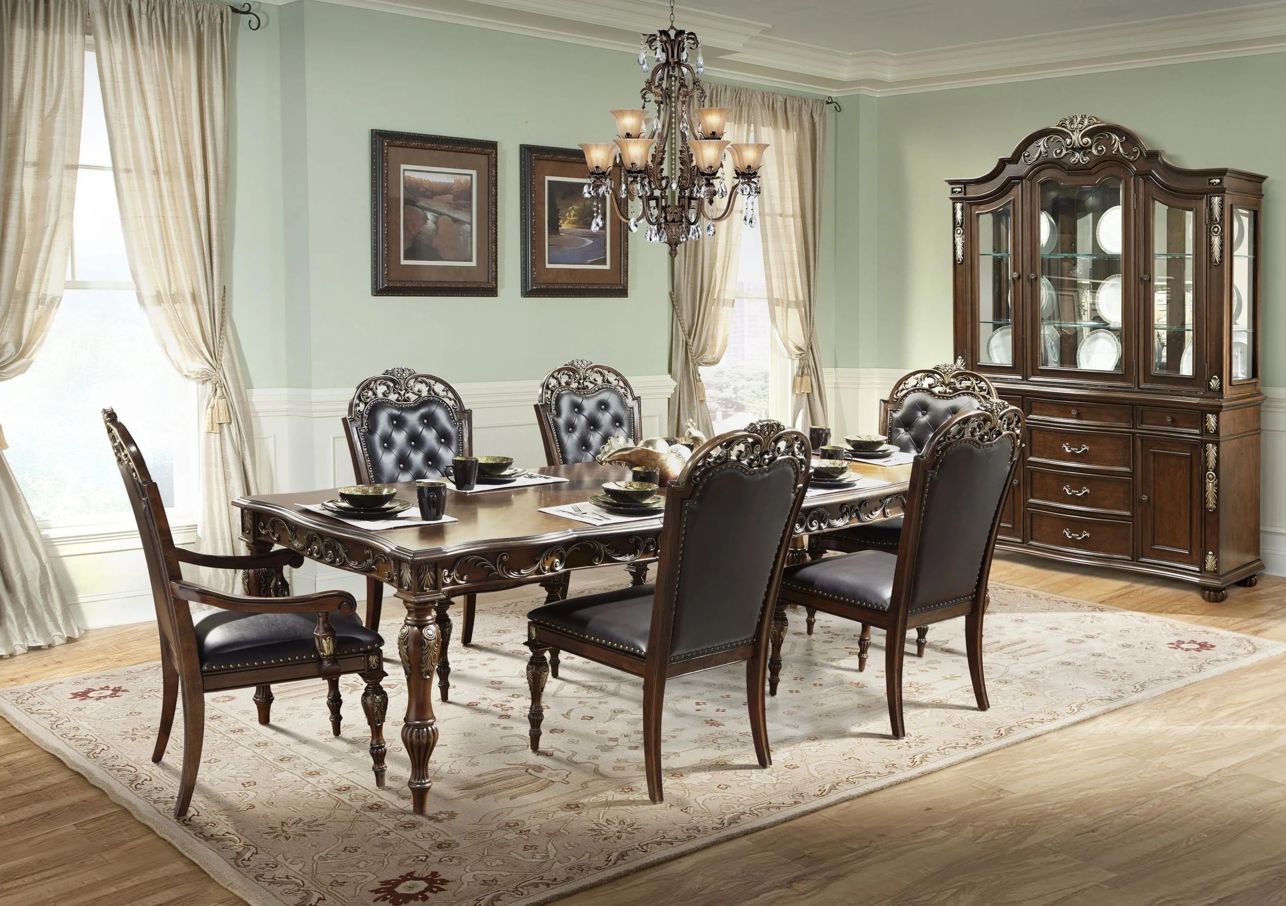 Rosanna Wood Veneer Extendable Table