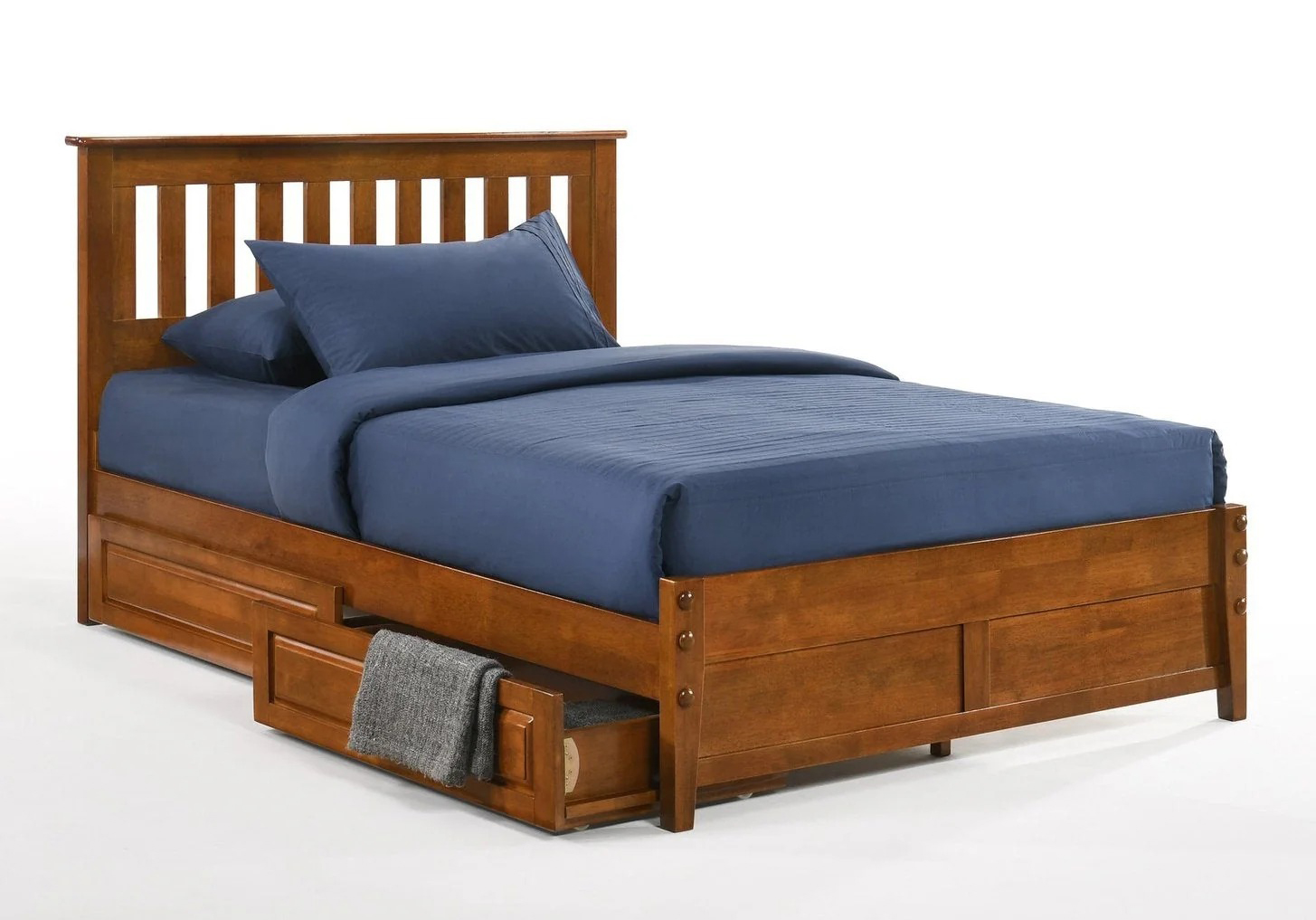 Spices Rosemary Wood K-Series High/Low Platform Bed