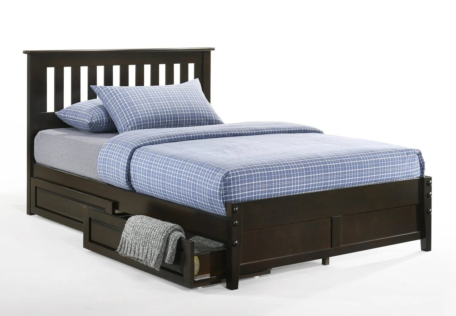 Spices Rosemary Wood K-Series High/Low Platform Bed