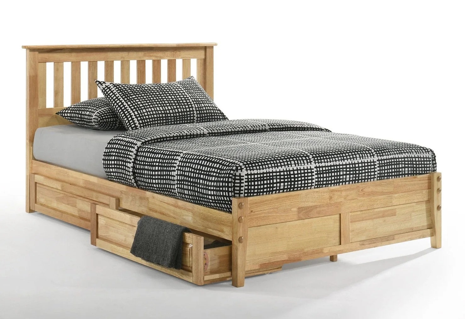 Spices Rosemary Wood K-Series High/Low Platform Bed
