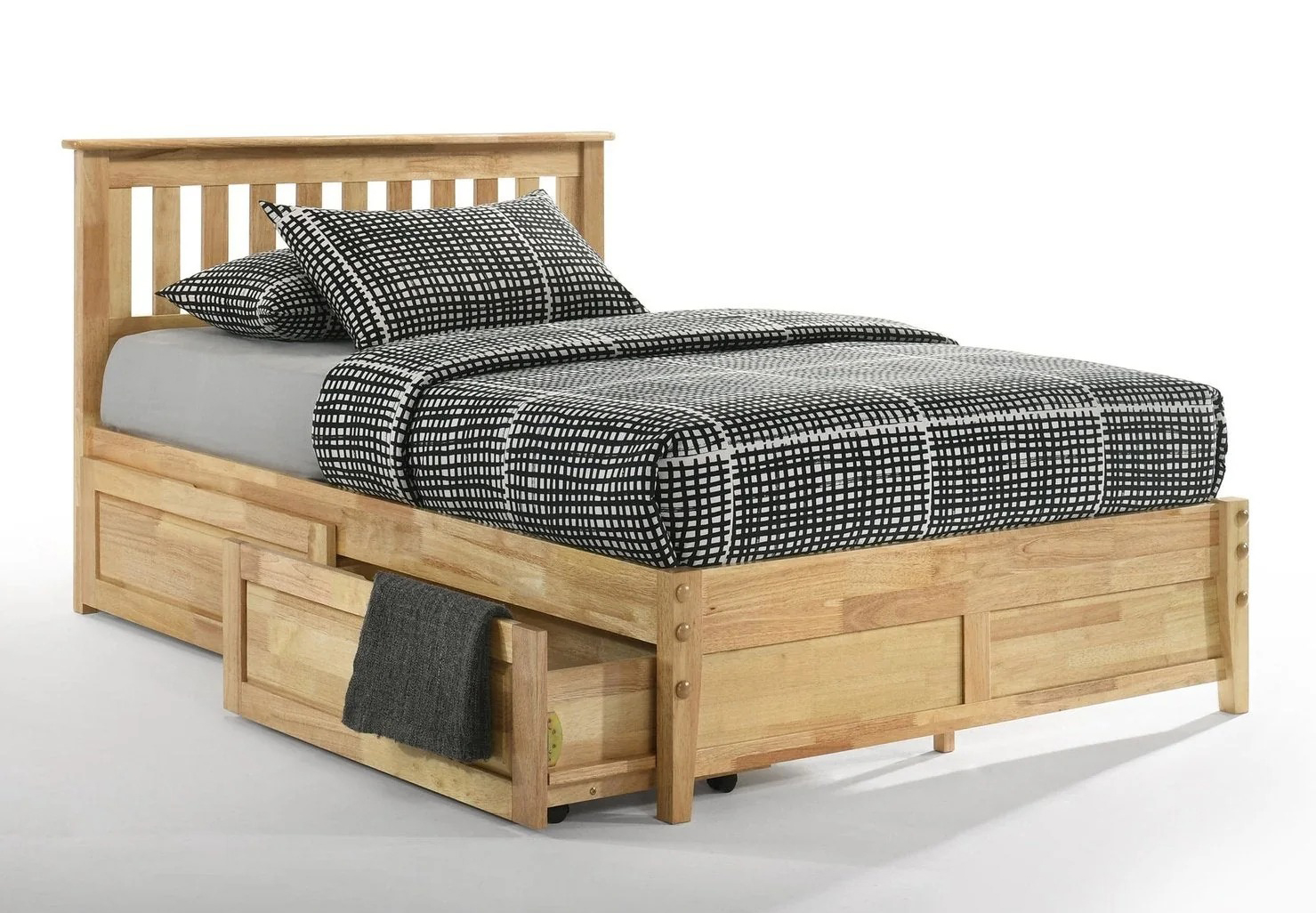 Spices Rosemary Wood K-Series High/Low Platform Bed