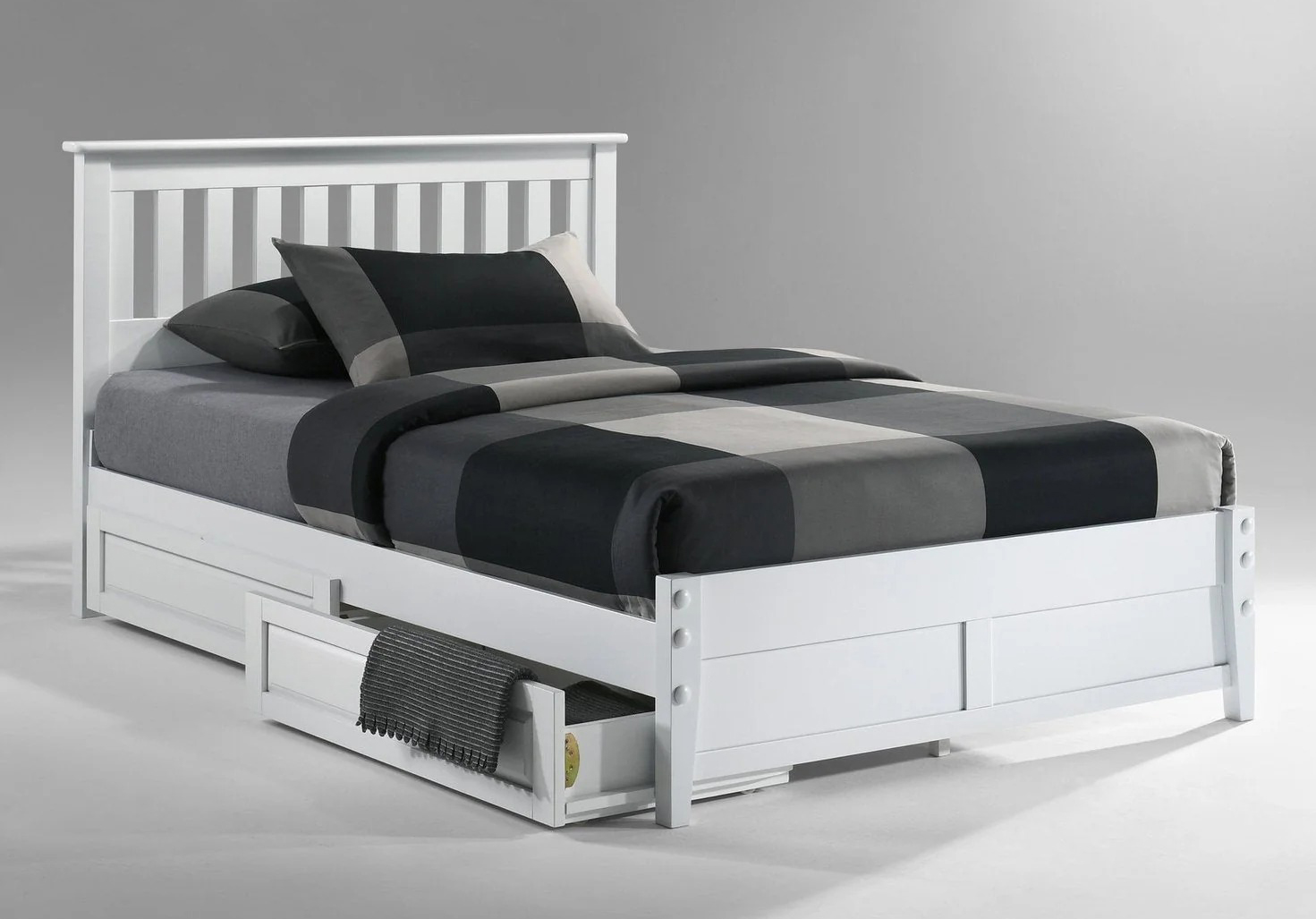 Spices Rosemary Wood K-Series High/Low Platform Bed