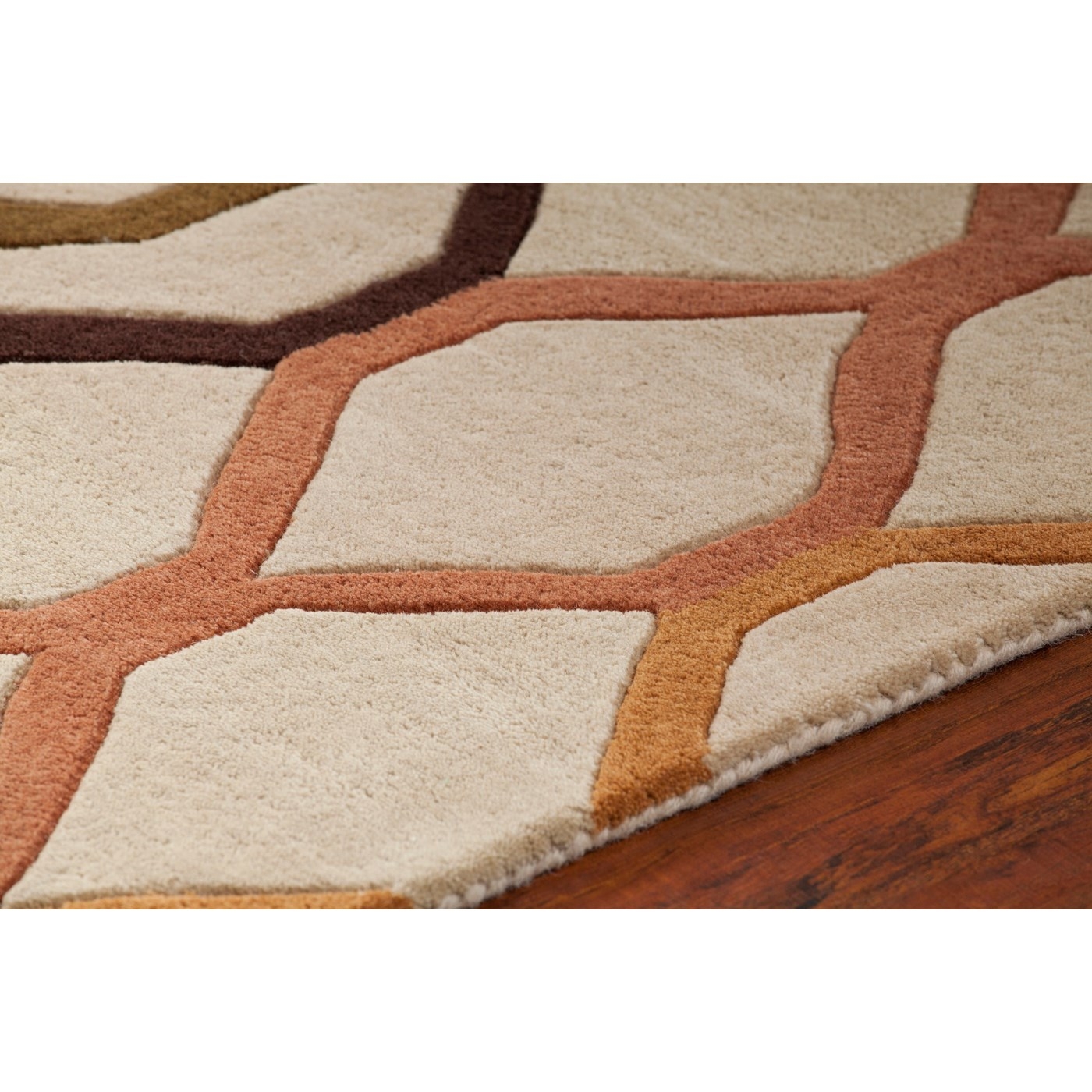 Rowe Wool Rectangular Handmade Rug, 5' x 7'6"