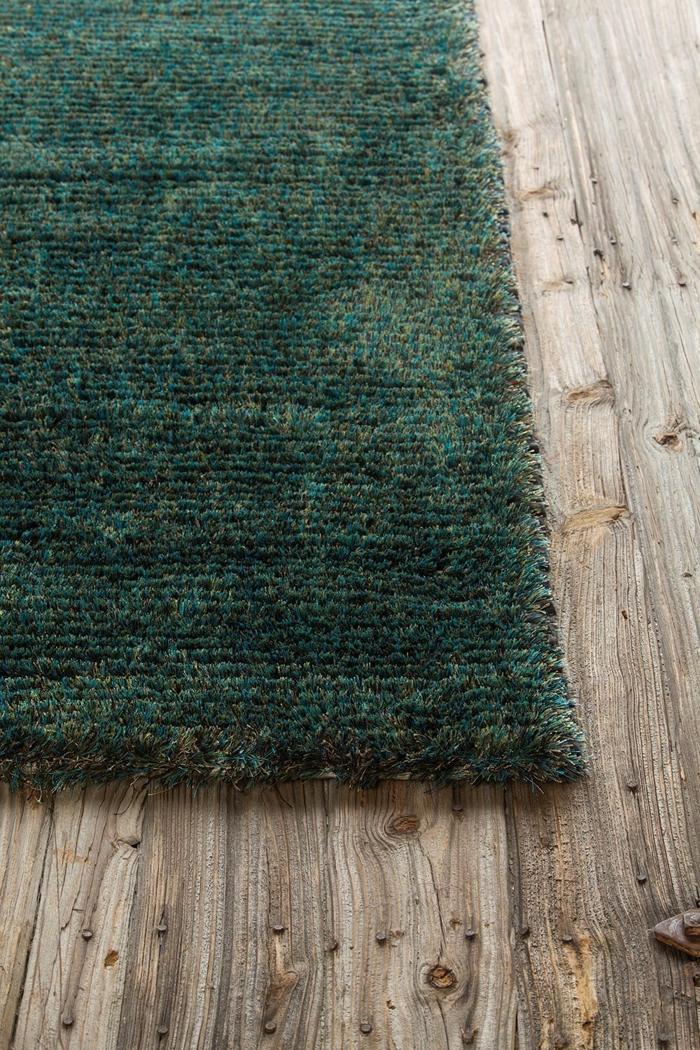 Royal Wool/Polyester Rectangular Handmade Rug, 7'9" x 10'6"