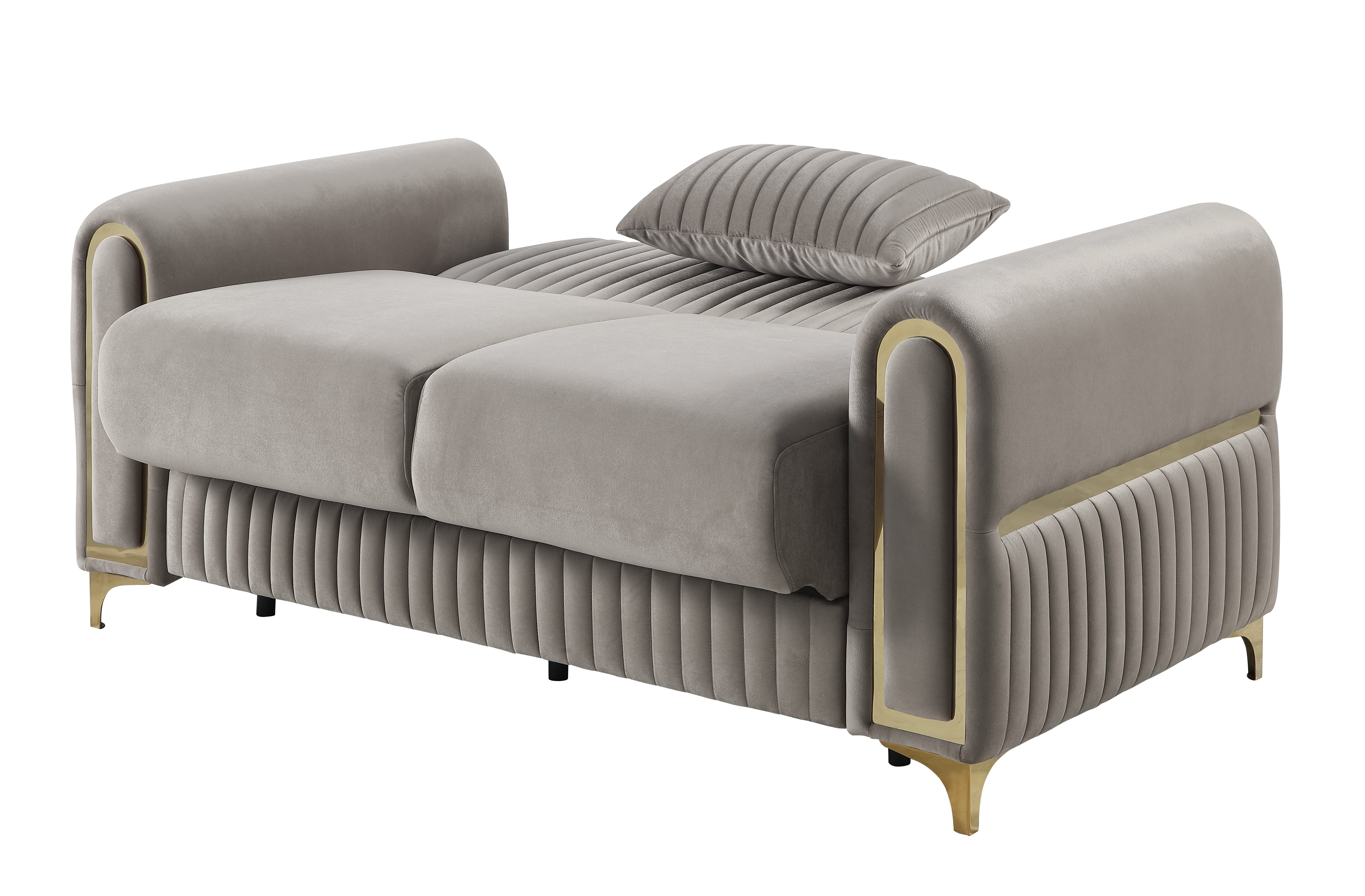 Ruby Velvet Sleeper Loveseat