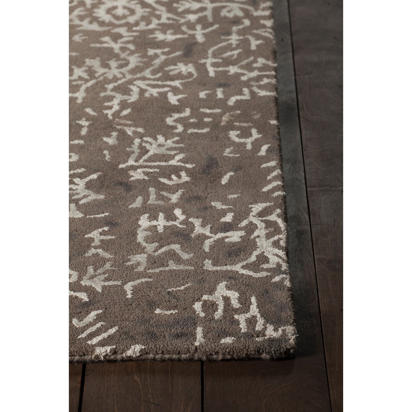 Rupec Wool/Viscose Rectangular Handmade Rug, 9' x 13'