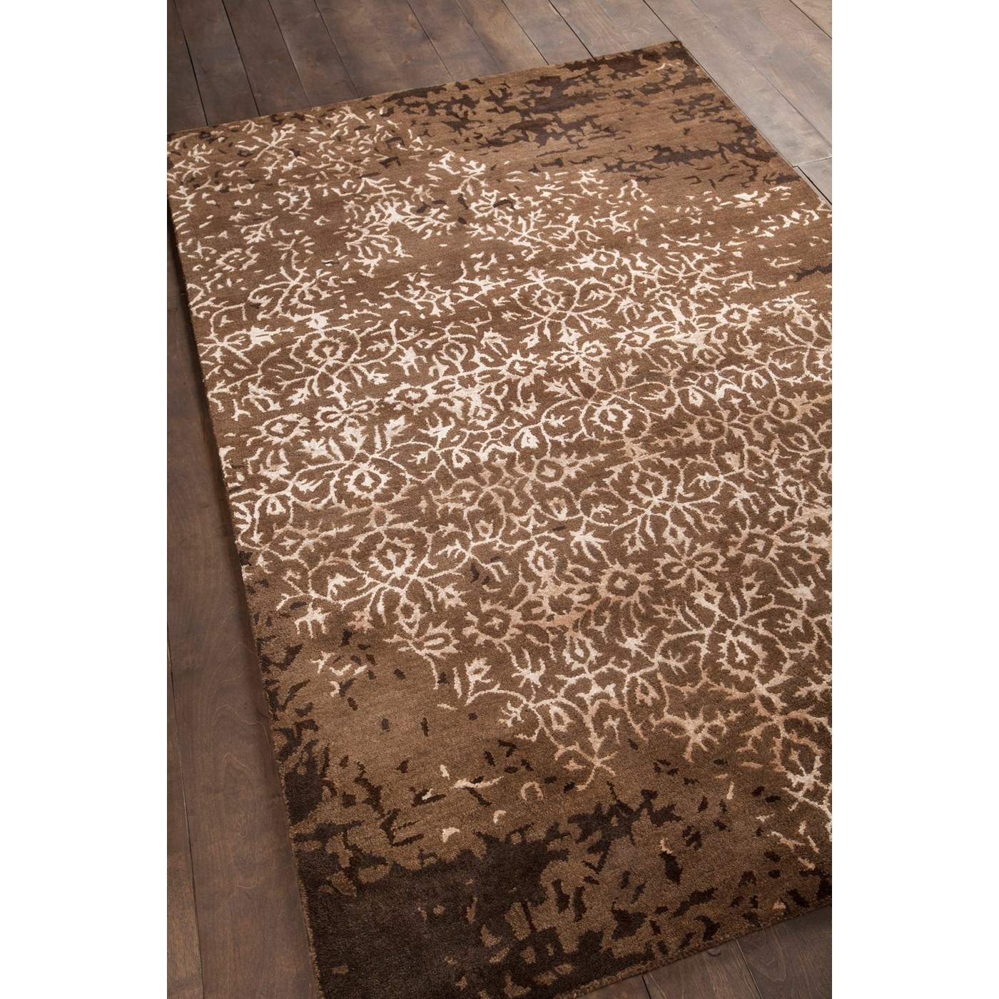 Rupec Wool/Viscose Rectangular Handmade Rug, 5' x 7'6"