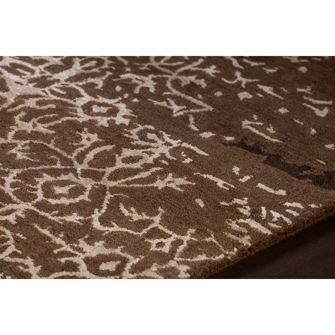 Rupec Wool/Viscose Rectangular Handmade Rug, 7'9" x 10'6"