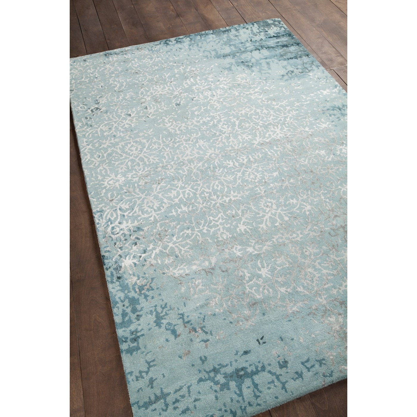 Rupec Wool/Viscose Rectangular Handmade Rug, 5' x 7'6"