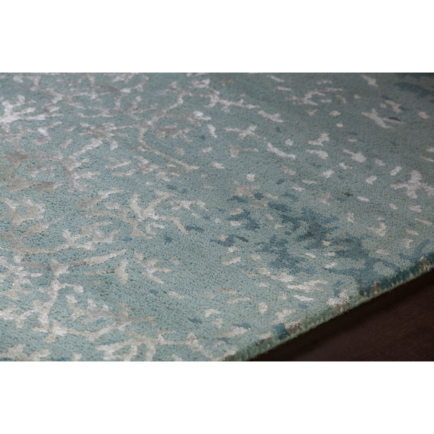 Rupec Wool/Viscose Rectangular Handmade Rug, 7'9" x 10'6"
