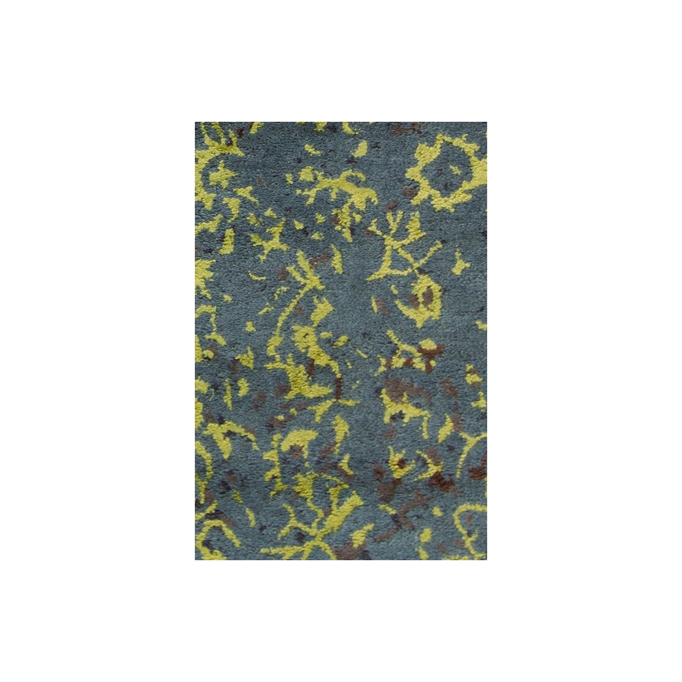 Rupec Wool/Viscose Rectangular Handmade Rug, 9' x 13'