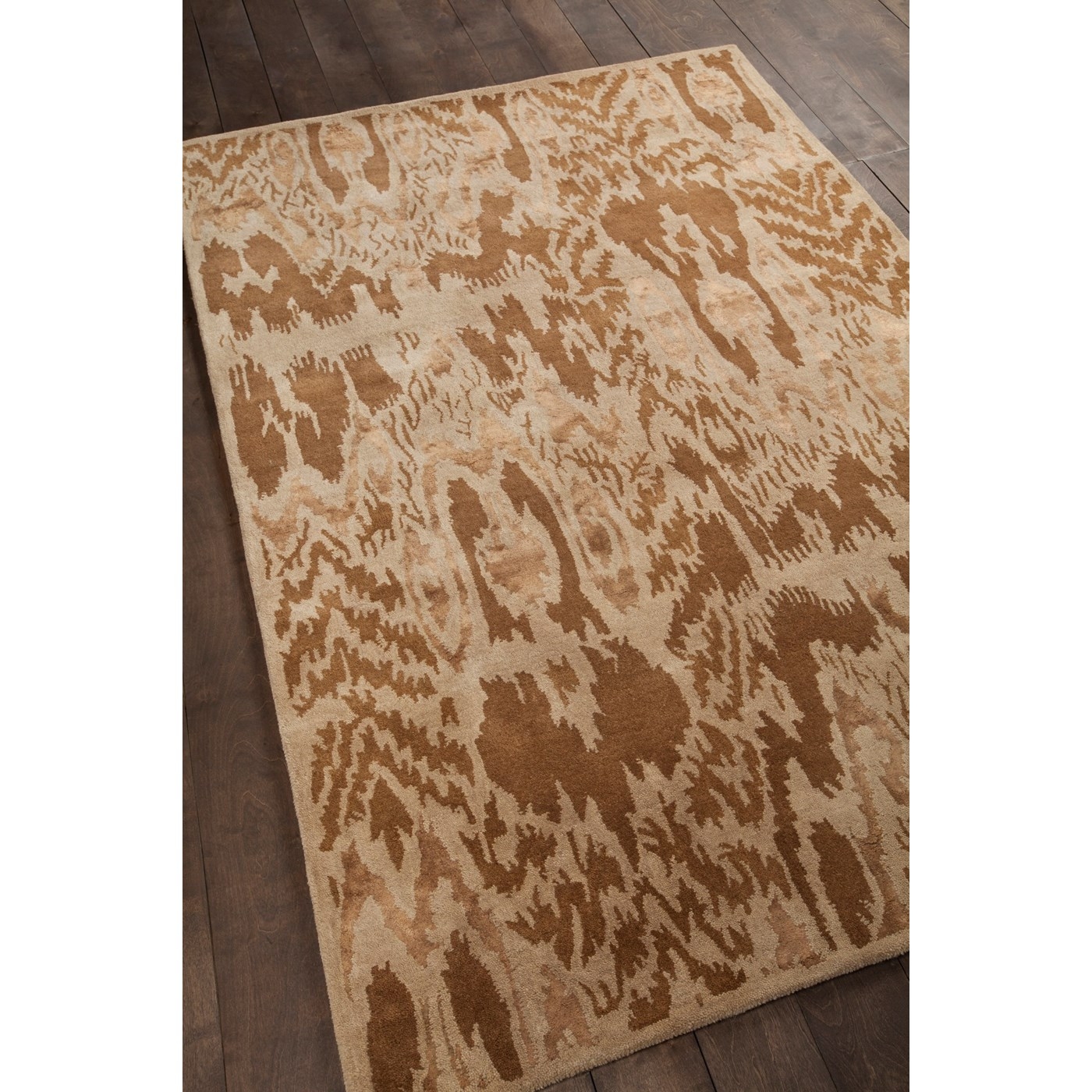 Rupec Wool/Viscose Rectangular Handmade Rug, 5' x 7'6"