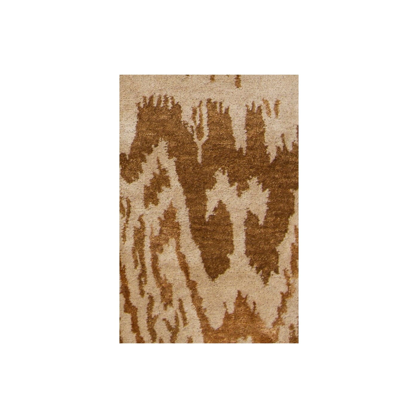 Rupec Wool/Viscose Rectangular Handmade Rug, 5' x 7'6"