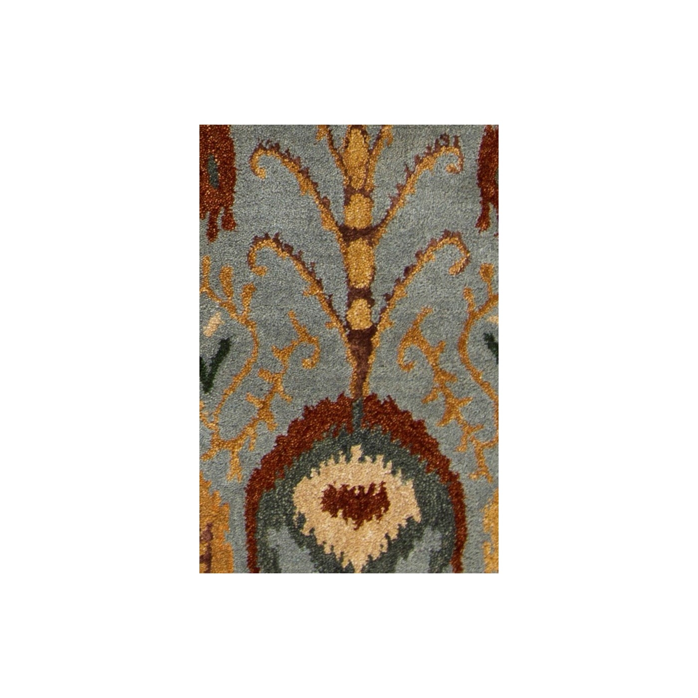Rupec Wool/Viscose Rectangular Handmade Rug, 7'9" x 10'6"