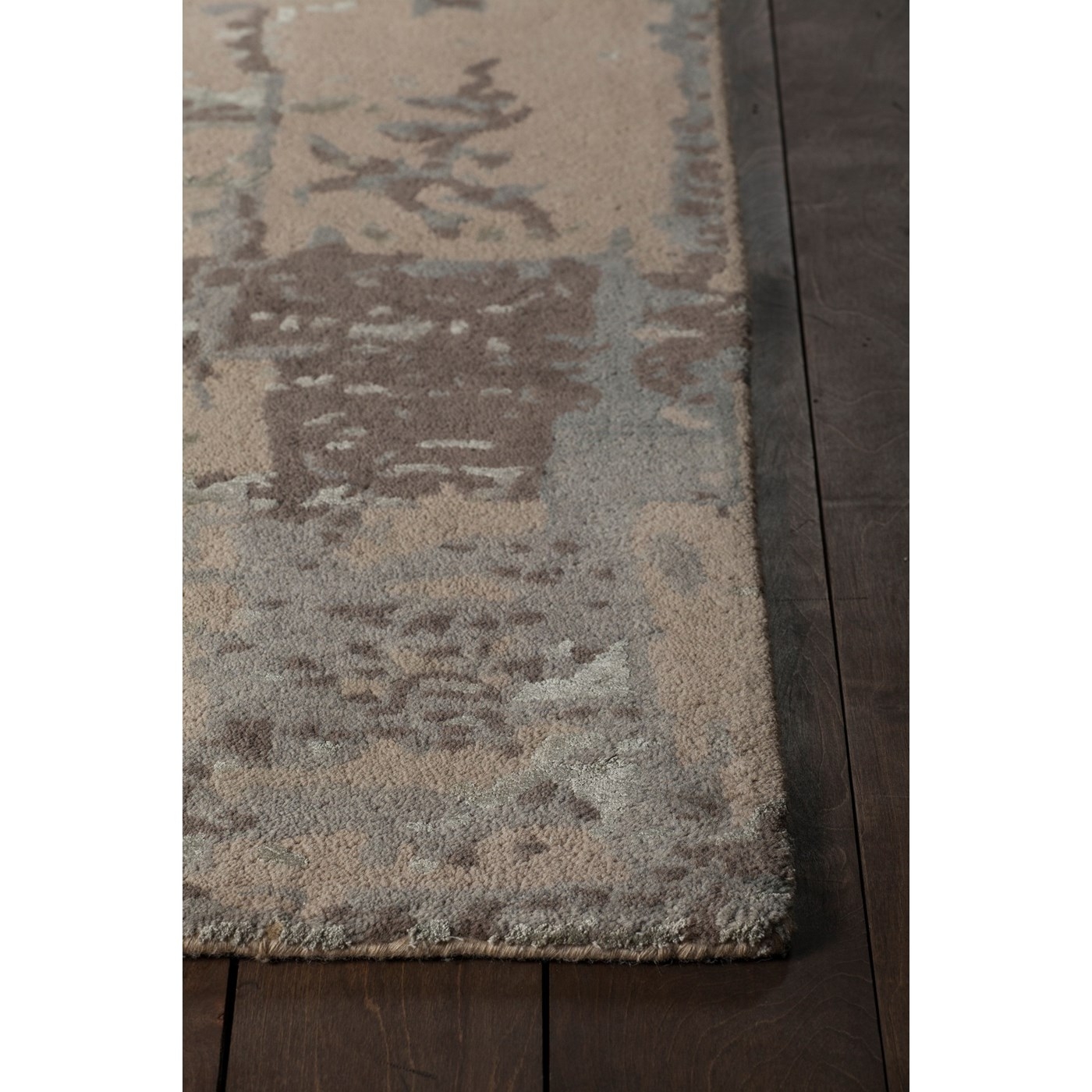 Rupec Wool/Viscose Rectangular Handmade Rug, 5' x 7'6"
