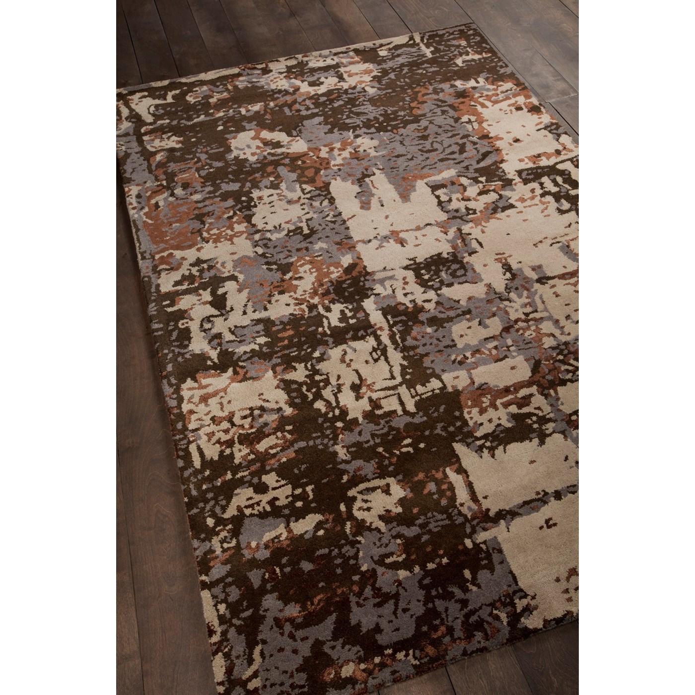 Rupec Wool/Viscose Rectangular Handmade Rug, 7'9" x 10'6"
