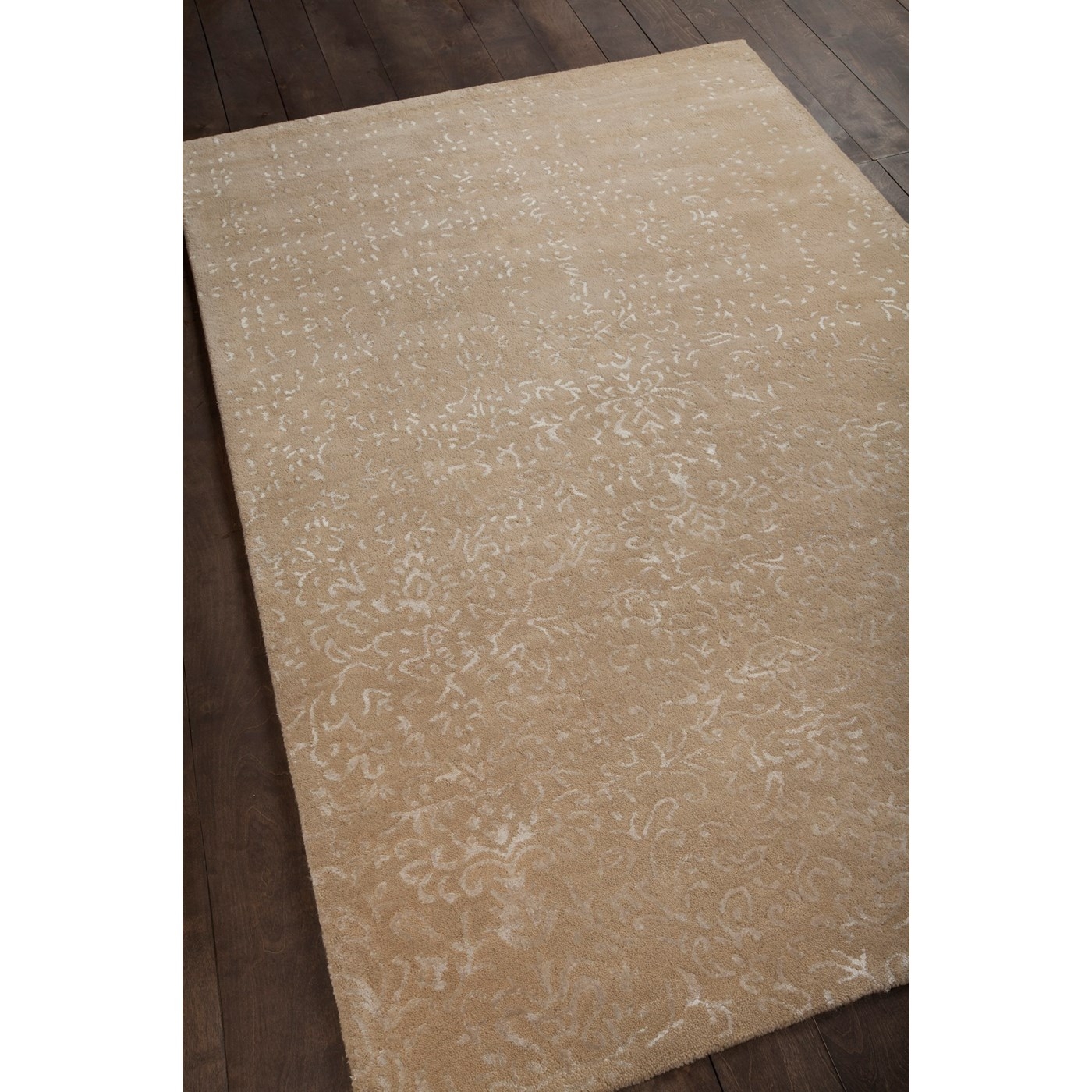 Rupec Wool/Viscose Rectangular Handmade Rug, 5' x 7'6"